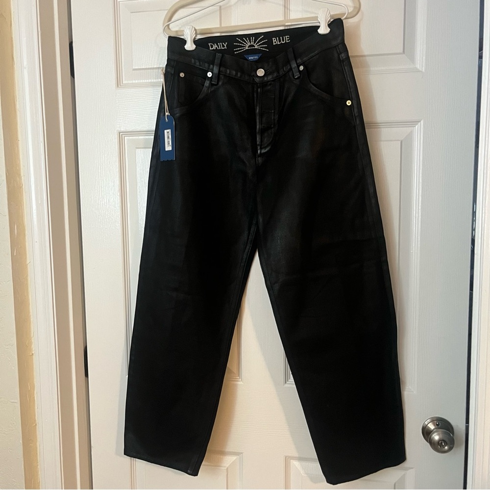 NWT Daily Blue Mantra Jean in Octopus 27 Waxed Barrel Jean